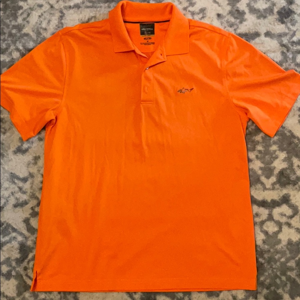 Men’s Greg Norman Orange Polo Shirt